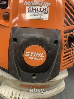 STIHL BR800C MAGNUM COMMERCIAL Backpack Leaf Blower Free Shipping