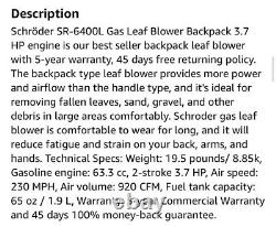 Schroder Backpack Leaf Blower SR-6400L