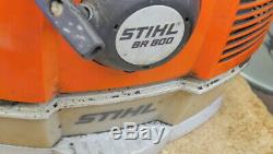 Stihl Br600 Gas Powered Backpack Leaf Blower Pre Owned Free Shipping