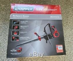 Super Powerful Snapper 58V 5.2Ah Battery 675 CFM Cordless Backpack Leaf Blower
